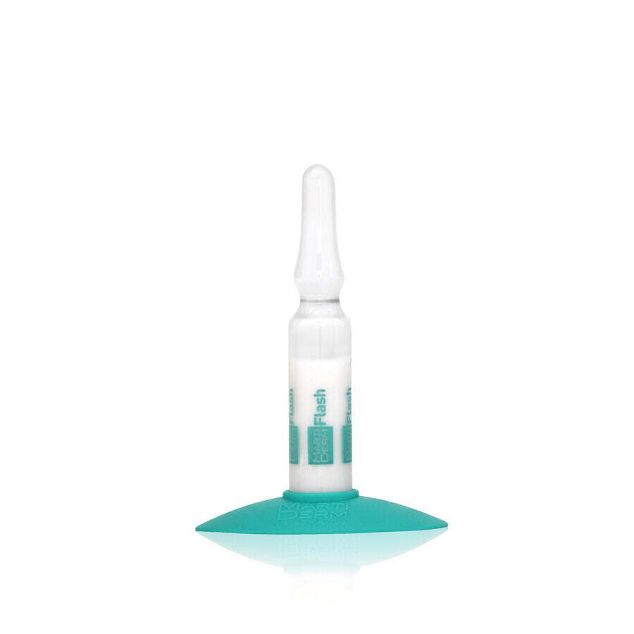 MartiDerm The Originals Flash, verhelderend serum met antivermoeidheidseffect, 2 ml x 5 ampullen