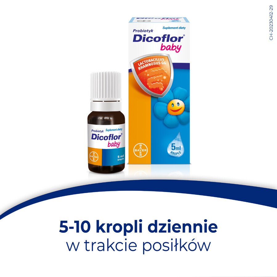 Dicoflor Babyset, voor zuigelingen en kinderen, druppels, 2 x 5 ml