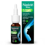 Nasivin Sinex Aloe y Eucalipto 0,5 mg/ml, spray nasal para adultos y niños a partir de 6 años, 15 ml