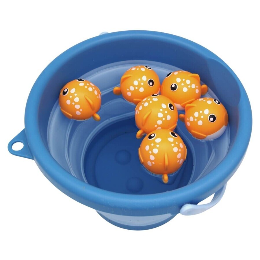 CompacToys, juego de peces magnéticos en un cubo, a partir de 2 años, 11 piezas