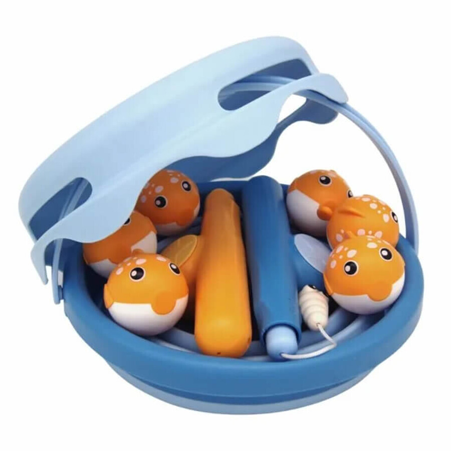 CompacToys, juego de peces magnéticos en un cubo, a partir de 2 años, 11 piezas