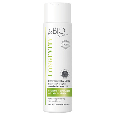 beBIO Cosmetics Longevity, natuurlijke regenererende haarconditioner, 250 ml