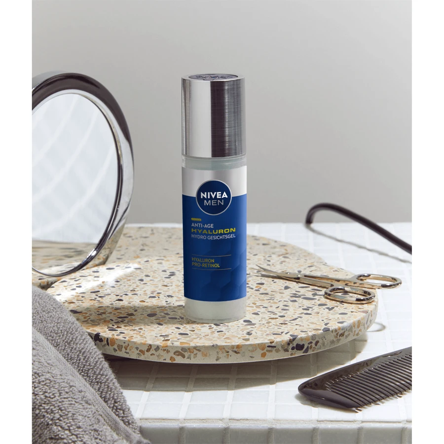 Nivea Men Hyaluron, przeciwzmarszczkowy żel do twarzy, 50 ml: ceny i cechy