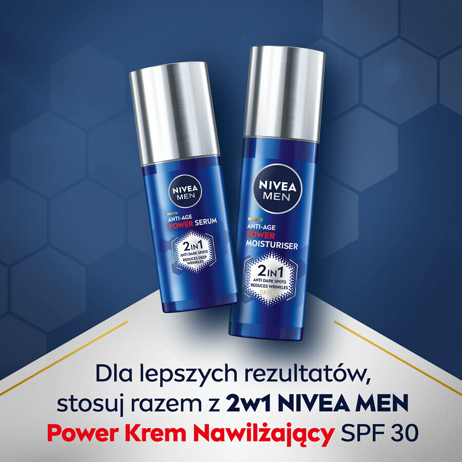 Nivea Men Anti-Age Power Serum, siero anti-pigmentazione, 30 ml