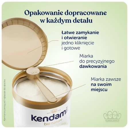 Kendamil Nature 3 HMO+, leche para bebés, a partir de los 10 meses, 800 g
