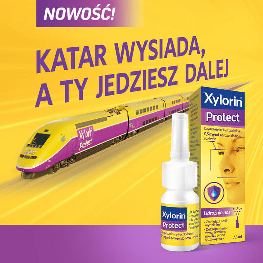 Xylorin Protect 0,5 mg/ml, spray nasal, 7,5 ml