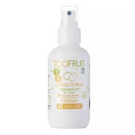 Toofruit, beschermende haarspray voor kinderen vanaf 3 jaar om herhaling van luizen te voorkomen, 125ml