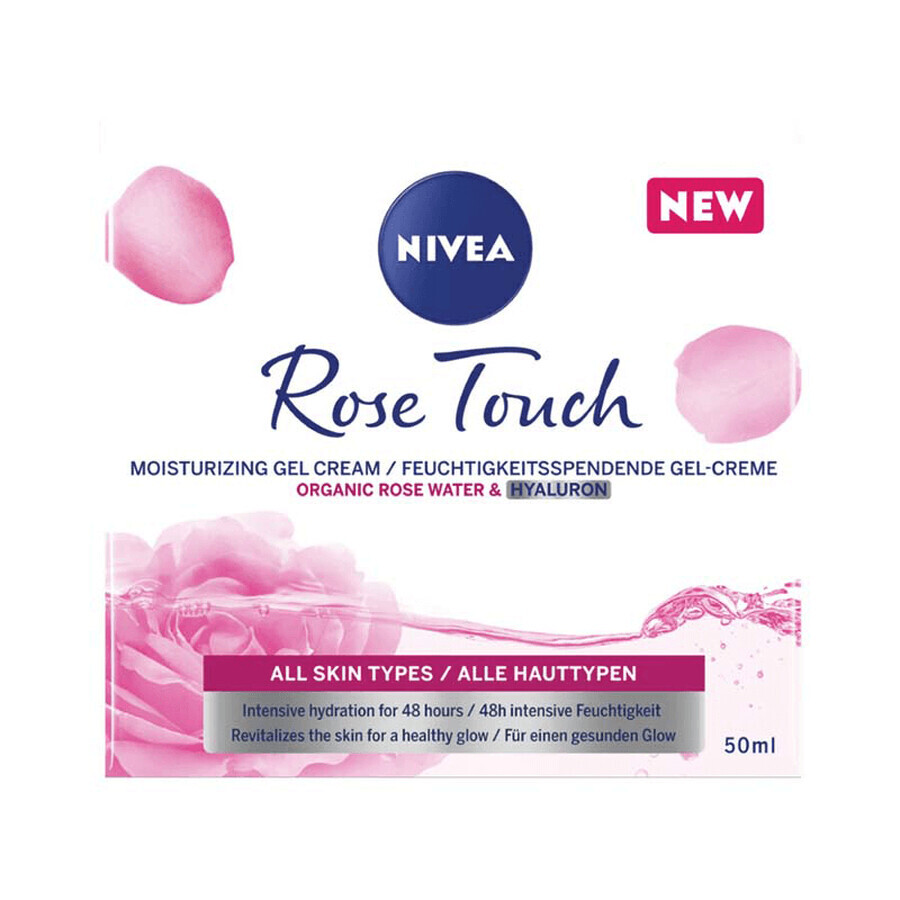 Rose Touch Rozenwater Gelcrème, 50 ml, Nivea