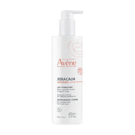 Avène Xeracalm Nutrición, leche hidratante, 400 ml