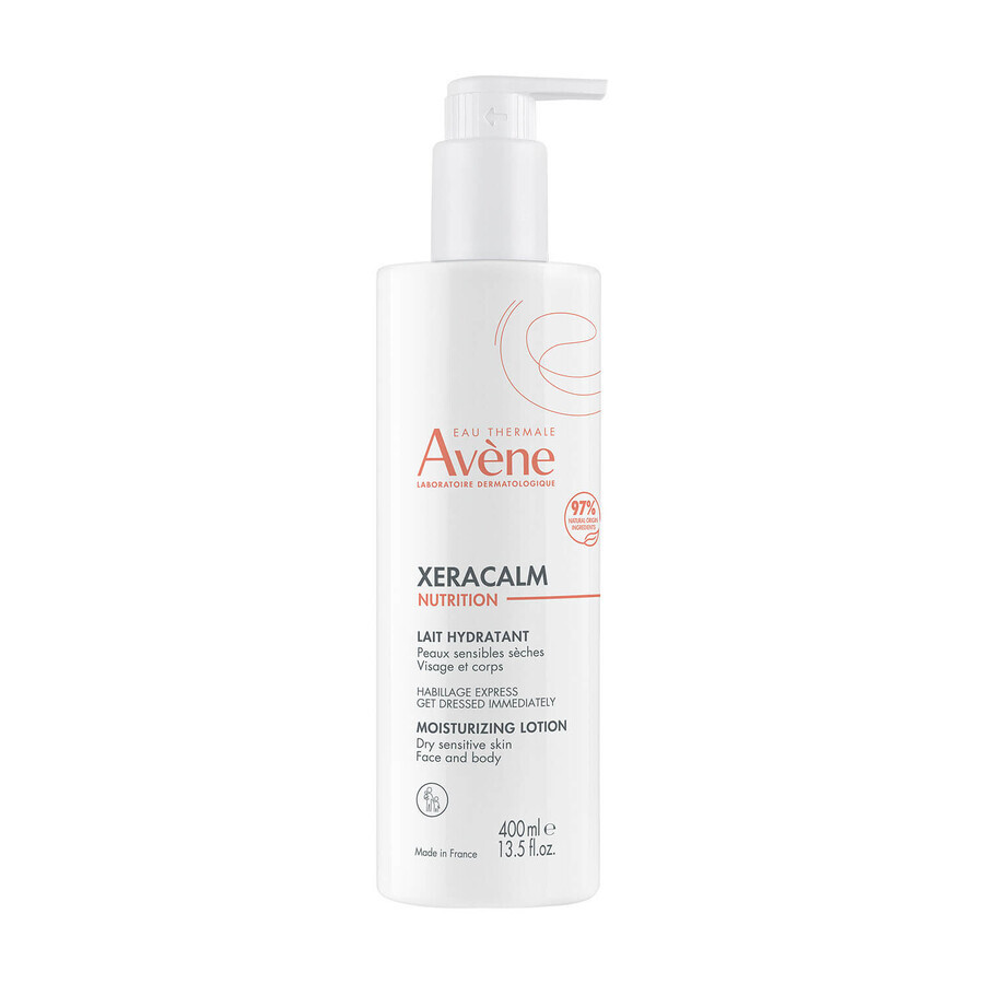 Avène Xeracalm Nutrición, leche hidratante, 400 ml