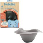 Potette Plus, inserto per vasino pieghevole in silicone, grigio, 1 pezzo