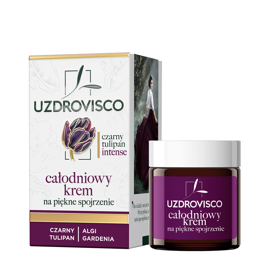 Uzdrovisco Zwarte Tulp Intense, dagcrème voor mooie ogen, 25 ml