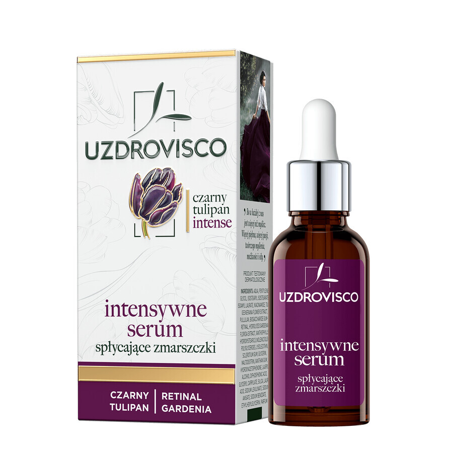 Uzdrovisco Zwarte Tulp Intense, intensief rimpelplatterend serum, 30 ml