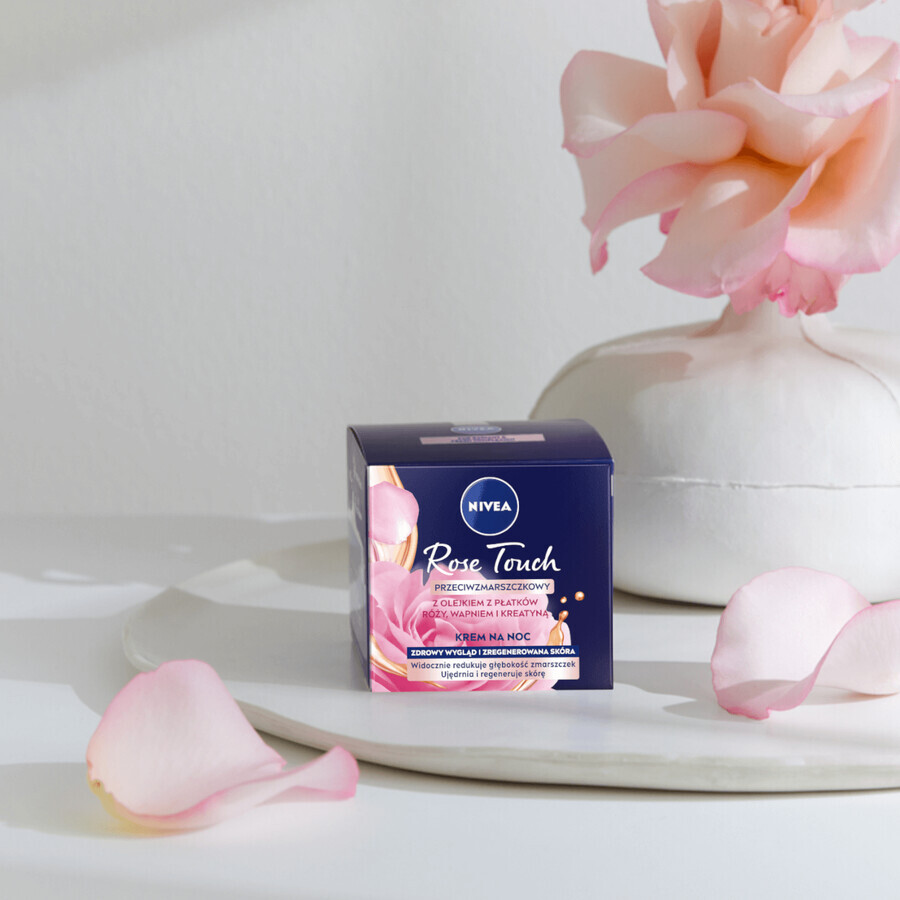 Set Nivea Rose Elegance, cremă de zi, 50 ml + cremă de noapte, 50 ml + trusă de machiaj