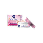 Set Nivea Rose Elegance, cremă de zi, 50 ml + cremă de noapte, 50 ml + trusă de machiaj