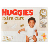 Huggies Extra Care Disney, luiers, maat 4, 8-16 kg, Jumbo, 33 stuks