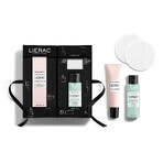 Lierac Hydragenist set, oogcrème, 15 ml + micellair water, 50 ml + cosmetische pads, 2 stuks cadeau