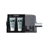 Set Lierac Homme, energizing face gel, 50 ml + multifunctional shower gel, 50 ml + cosmetic gift bag