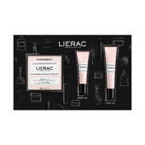 Lierac Hydragenist set, illuminating moisturizing gel-cream, 50 ml + serum, 15 ml + eye cream, 7.5 ml gift