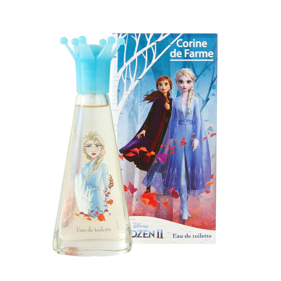 Corine De Farme Disney Frozen set, eau de toilette, 30 ml + douchegel, 300 ml + haarclips, 2 stuks + armband, 1 stuk