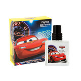 Corine De Farme Disney Cars set, eau de toilette, 50 ml + vliegende schijf, 1 stuk + uitgesneden boekenlegger, 1 stuk