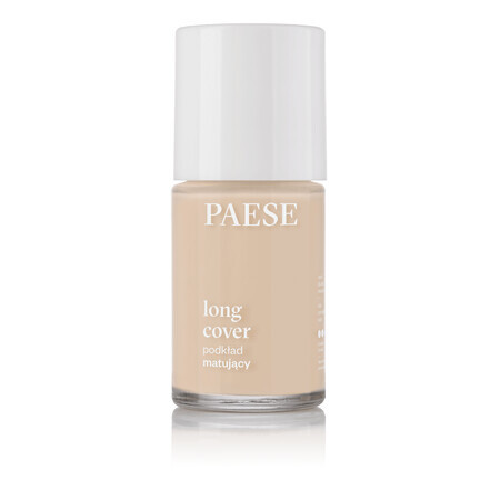 Paese Long Cover, mattifying foundation, 02M Light beige, 30 ml