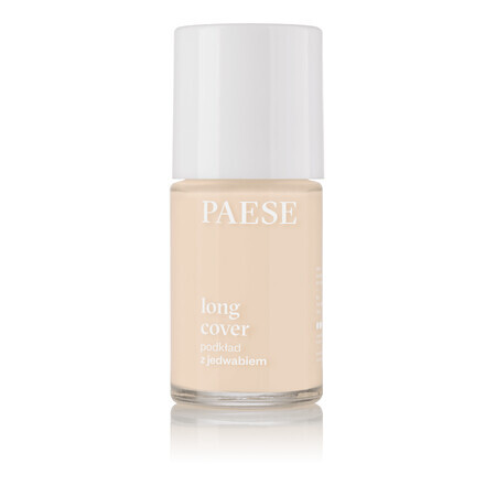 Paese Long Cover, foundation with silk, 02N Light beige, 30 ml