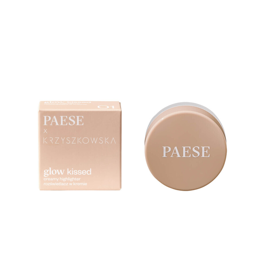 Paese x Krzyszkowska Glow Kissed, iluminador en crema, 01, 4 g