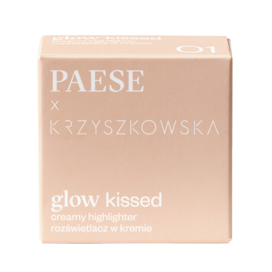 Paese x Krzyszkowska Glow Kissed, iluminador en crema, 01, 4 g