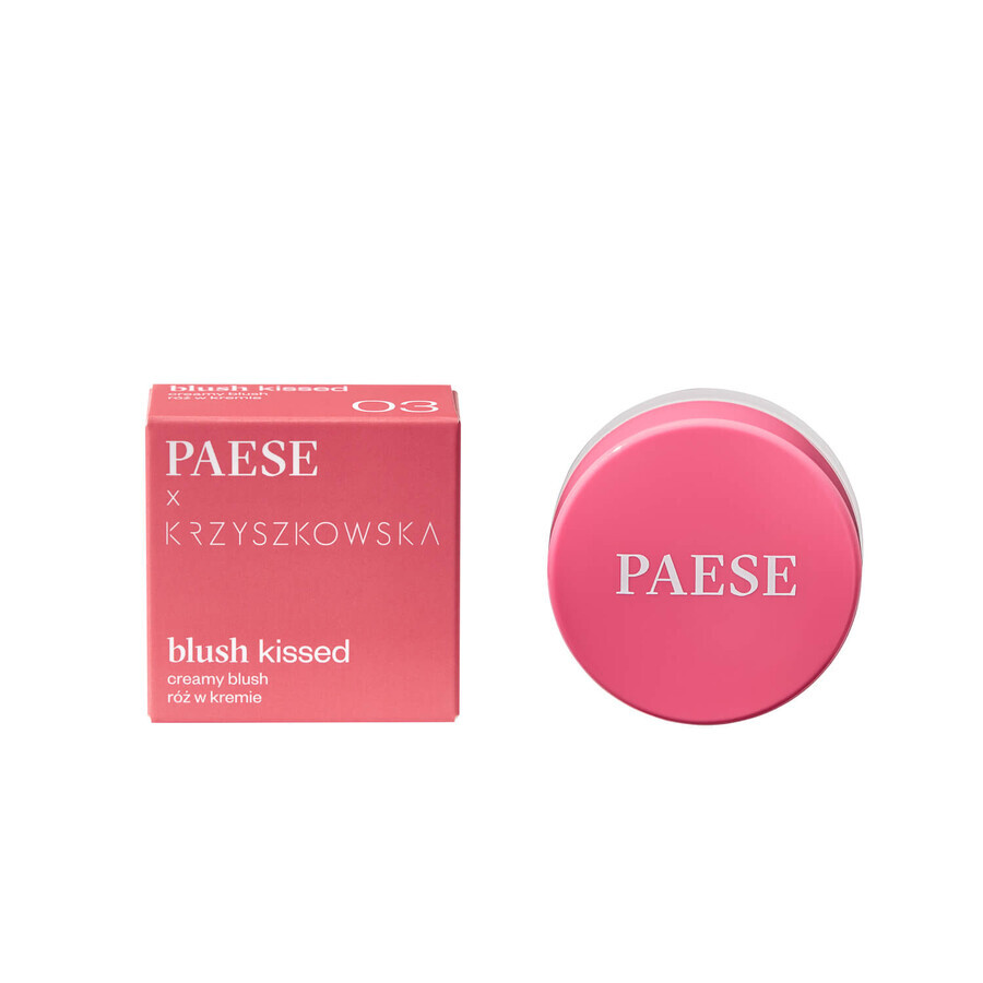 Paese x Krzyszkowska Blush Kissed, rubor en crema, 03, 4 g