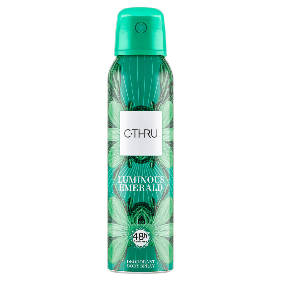 C-THRU Luminous Emerald set, deodorant, 75 ml + deodorant spray, 150 ml