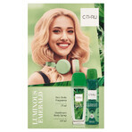 C-THRU Luminous Emerald set, deodorant, 75 ml + deodorant spray, 150 ml