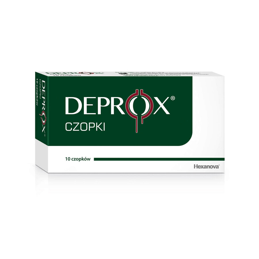 Deprox, zetpillen voor prostatitis, 10 stuks