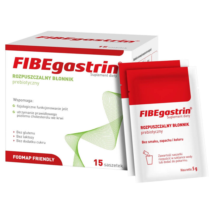 FIBEgastrina, 5 g x 15 bustine