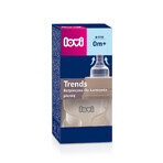 Lovi Trends, biberon con tettarella dinamica, Beige, dalla nascita, 120 ml