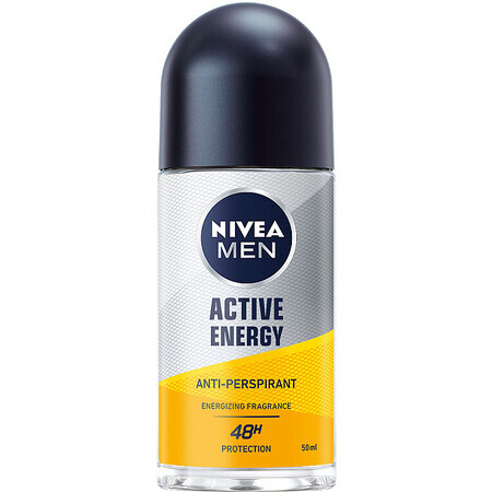 Men's roll-on deodorant Active Energy, 50 ml, Nivea
