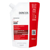 Vichy Dercos Energy+, șampon stimulant, rezervă, 500 ml