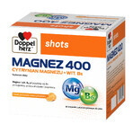 Doppelherz Shots Magnesium 400, flüssig, Orangen- und Zitronengeschmack, 25 ml x 20 Ampullen