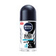 Black &amp;amp; White Invisible Fresh Roll-On Deodorant voor mannen, 50 ml, Nivea
