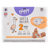 Bella Baby Happy, luiers, maat 2 Mini, 3-6 kg, 38 stuks