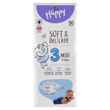 Bella Baby Happy, luiers, maat 3 Midi, 5-9 kg, 50 st.