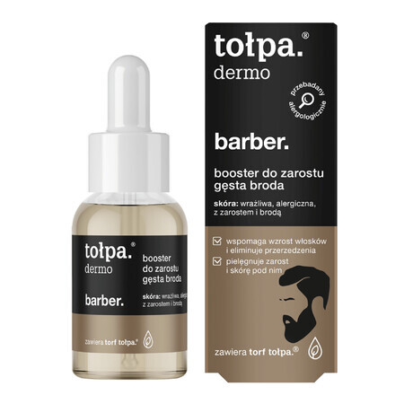 Tolpa dermo barber, întăritor de barbă, barbă groasă, 30 ml