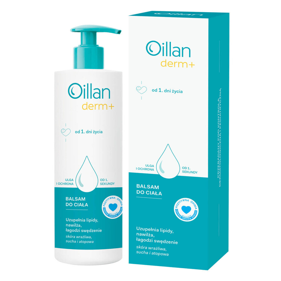 Set Oillan Derm+, bodylotion, vanaf dag 1, 2 x 400 ml