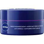 Nivea, cremă modelatoare antirid 65+, cremă de noapte, 50 ml