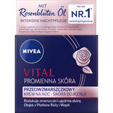 Nivea Vital Radiant Skin, crème de nuit anti-rides, peau mature, 50 ml