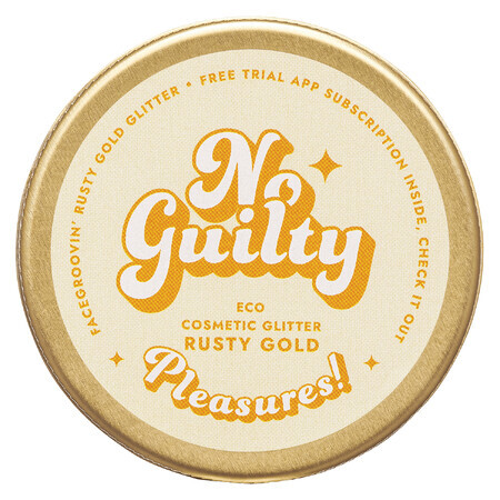 Ministry of Good Soap Facegroovin' Eco Glitter, bioglitter voor lichaams- en gezichtsdecoratie, Rusty Gold, 10 g