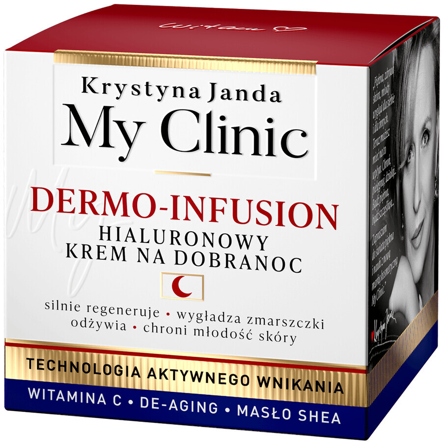 Janda My Clinic Dermo-Infusion, hyaluronic night cream, 50 ml