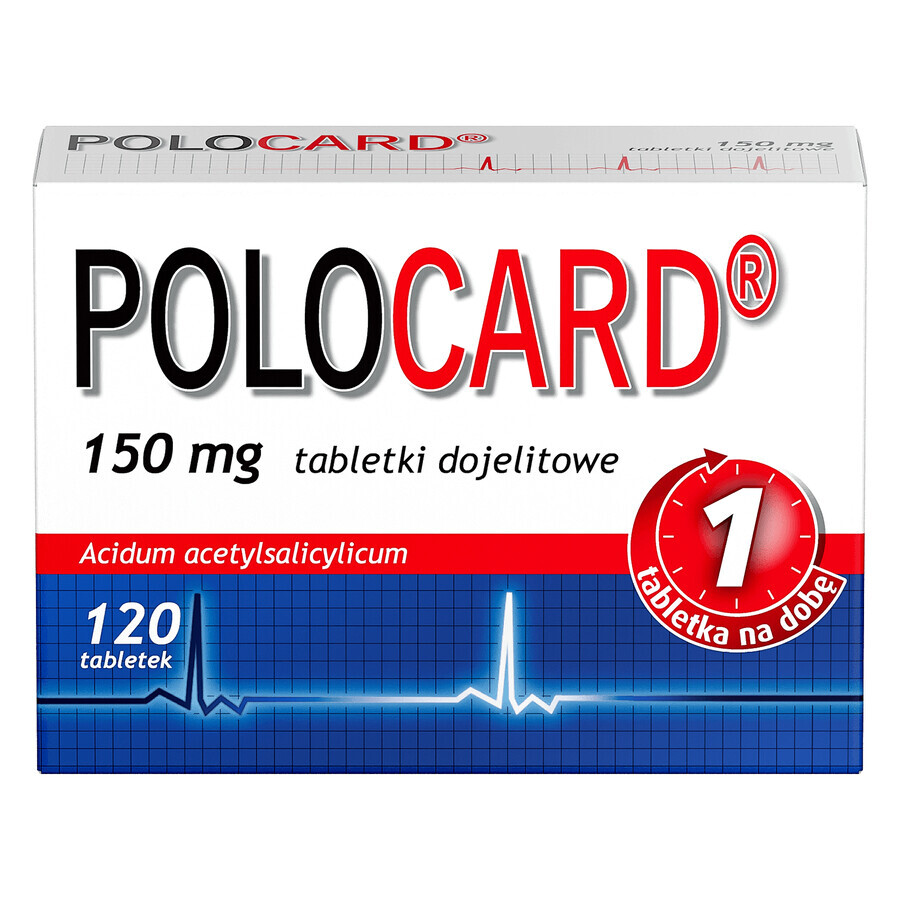 Polocard 150 mg, 120 enterale tabletten