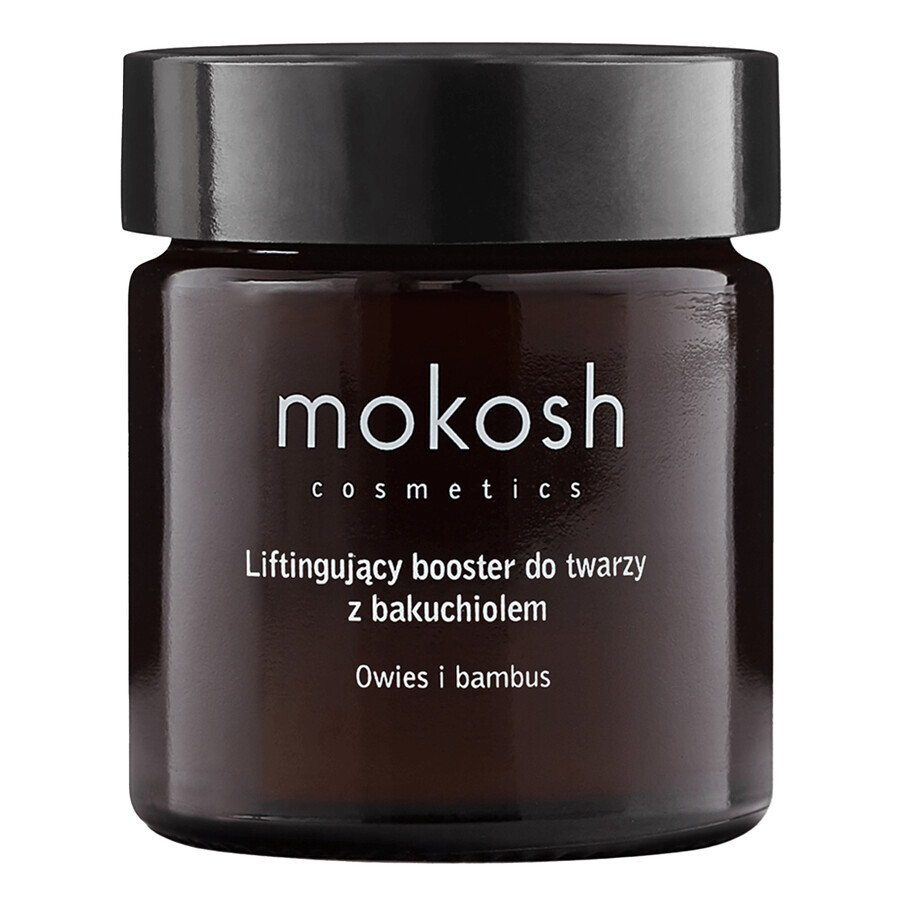 Mokosh, potenciador facial lifting con bakuchiol, avena y bambú, 30 ml