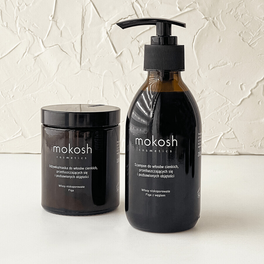 Mokosh, shampoo for thin, oily and voluminous hair, figs, 200 ml